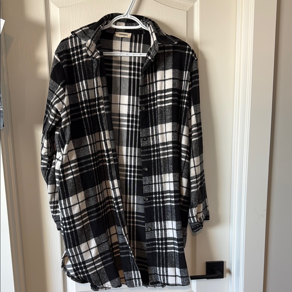 Ladies Plaid Shacket